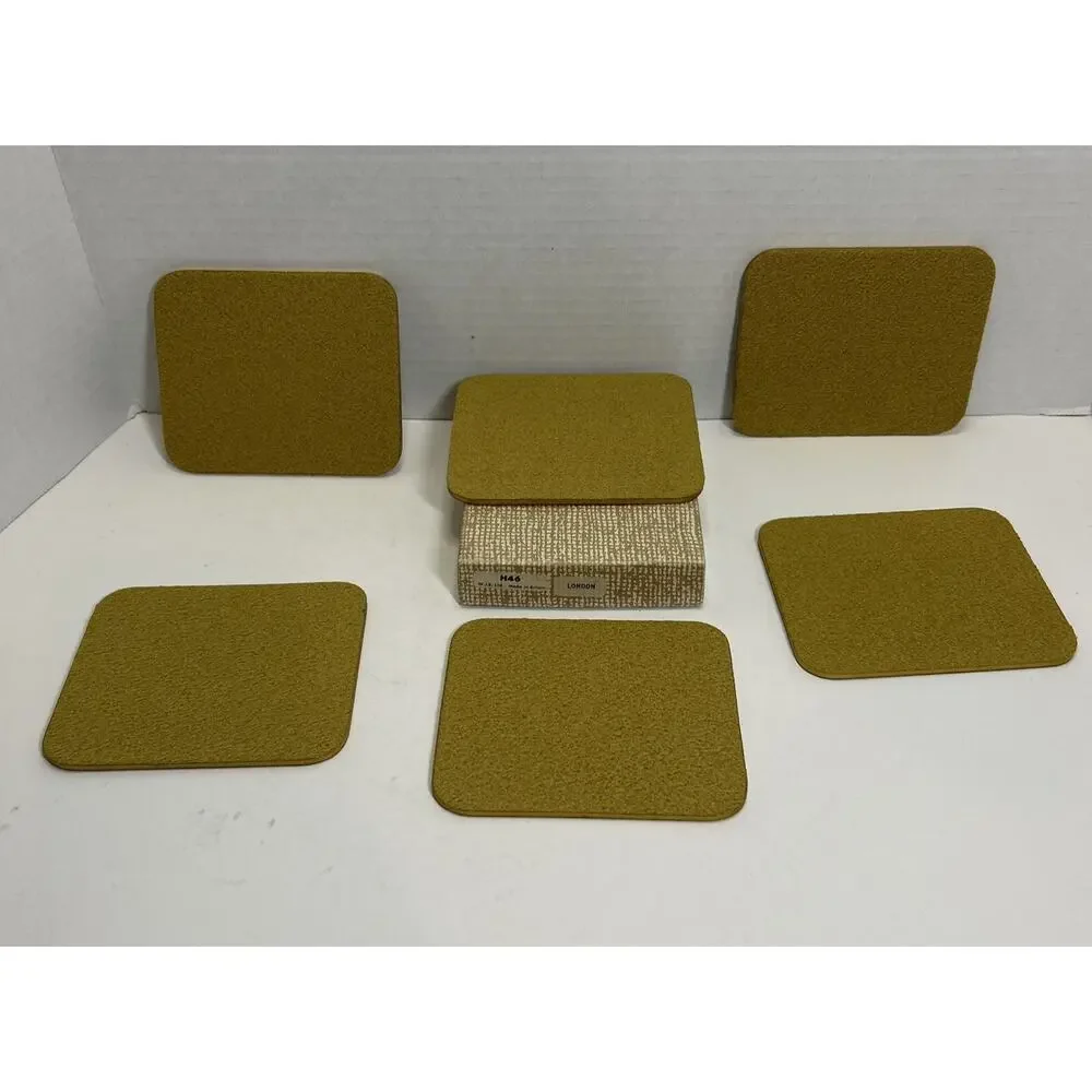 Vtg Coasters London England Landmarks Cork Backs Qty 6 WJB Ltd Made In Britain